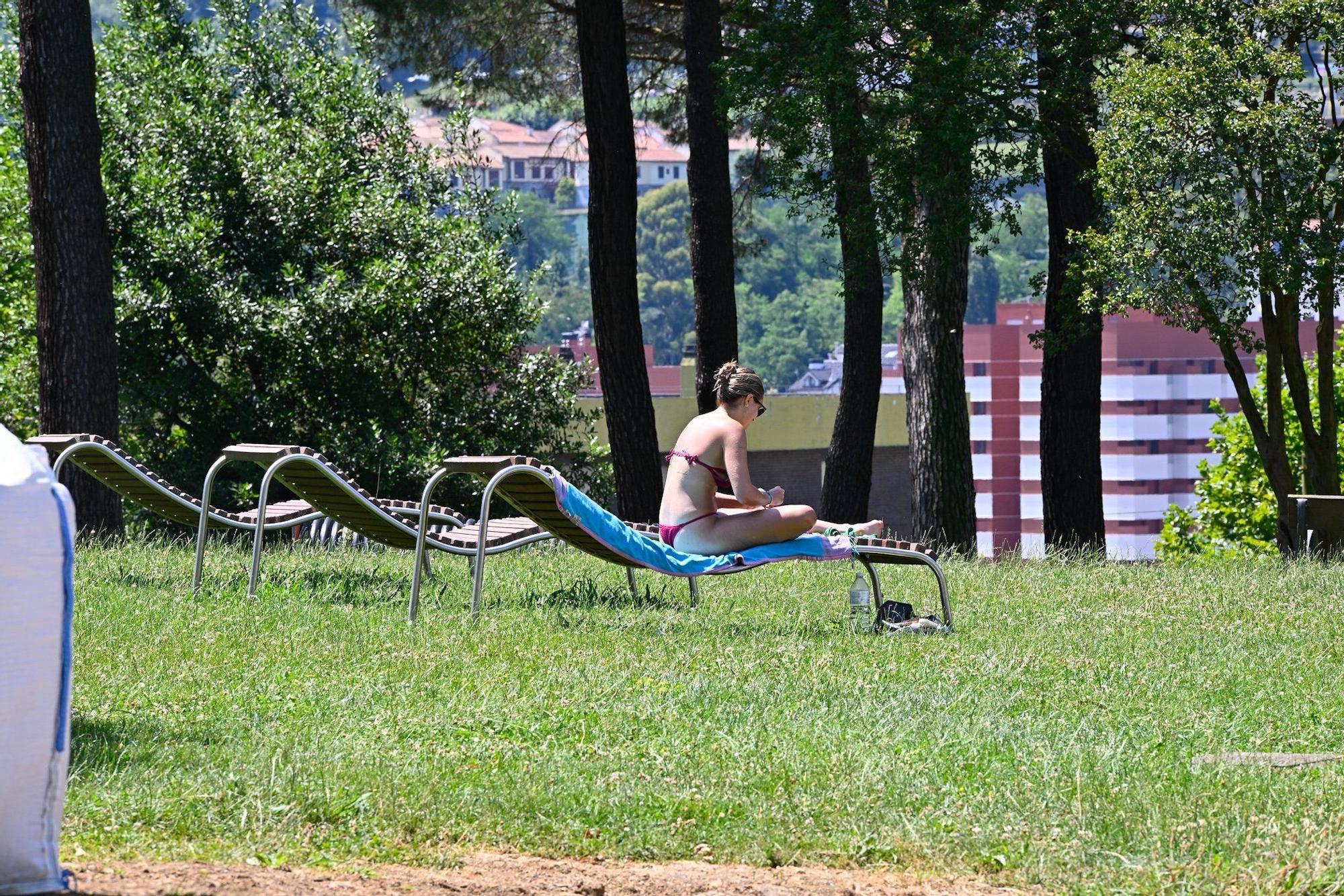 En imágenes: Bilbao supera los 40ºC el sábado