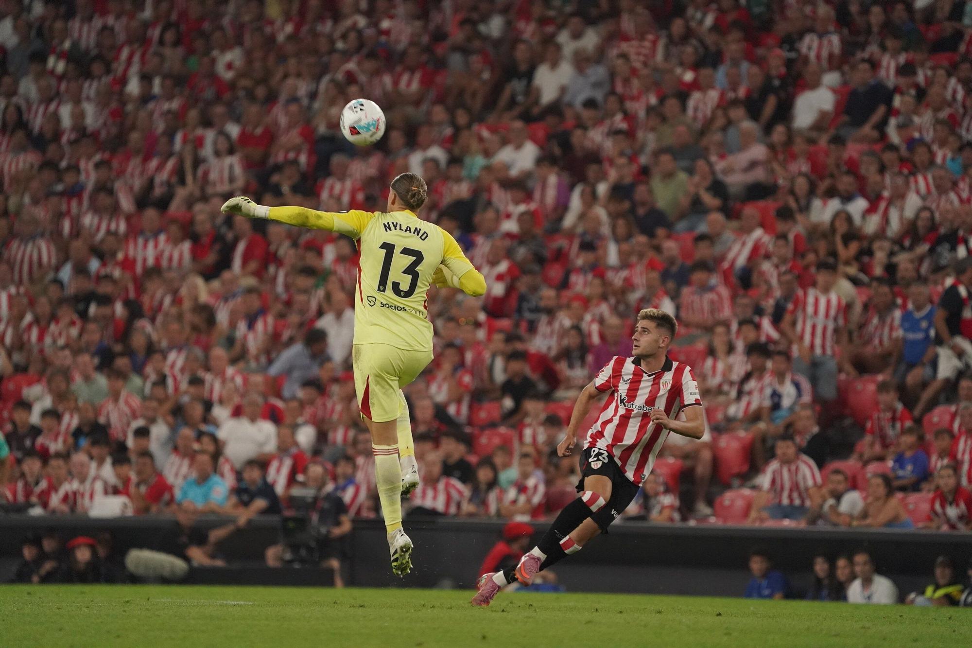 El Athletic-Sevilla, en imágenes