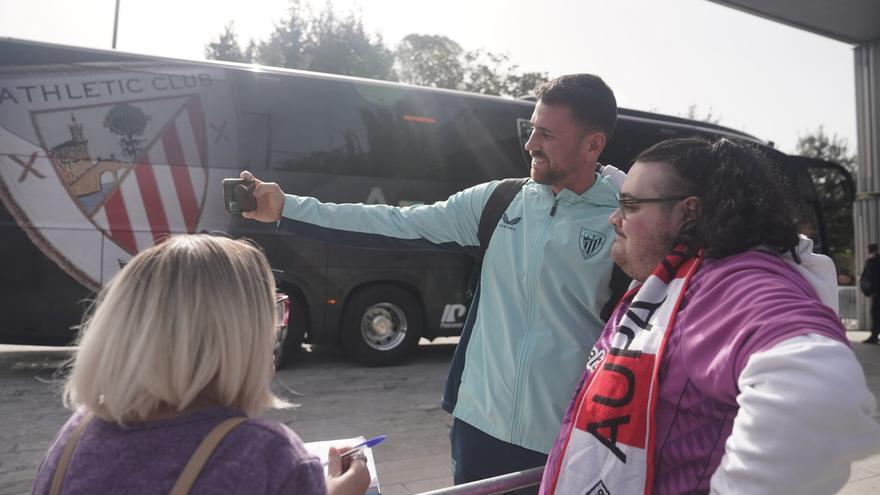 La expedición del Athletic ya está en Donostia