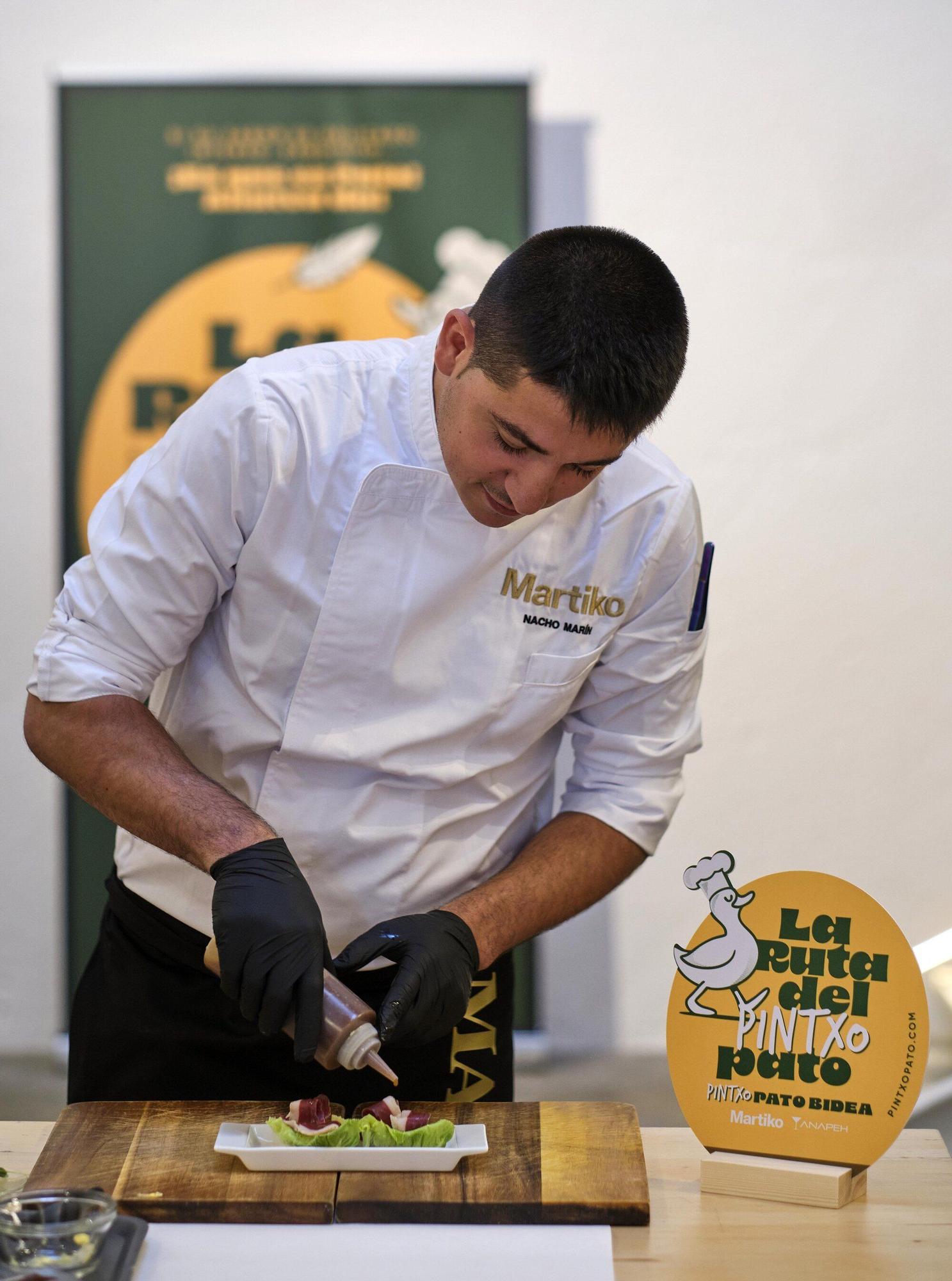 La ruta del pintxo pato: presentación y degustación de pinchos en la Fábrica de Gomas
