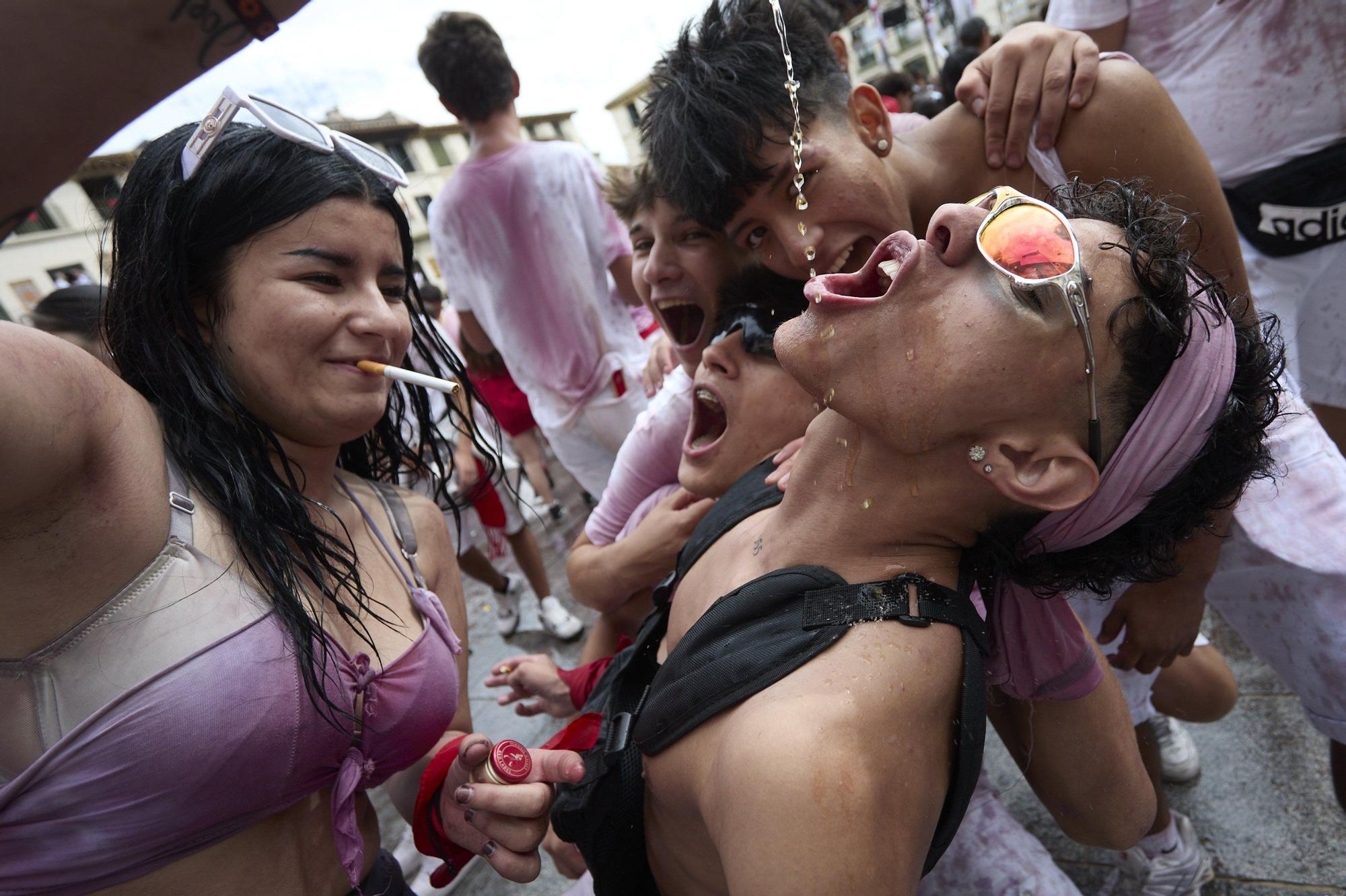 Fotos del cohete de las fiestas de Tudela 2025