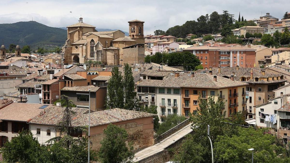 Vista aérea de Estella.