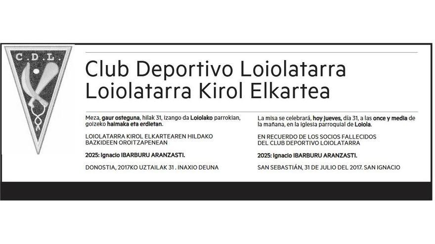 CLUB DEPORTIVO LOIOLATARRA