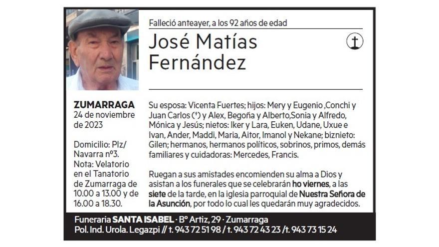 JOSE MATIAS FERNANDEZ