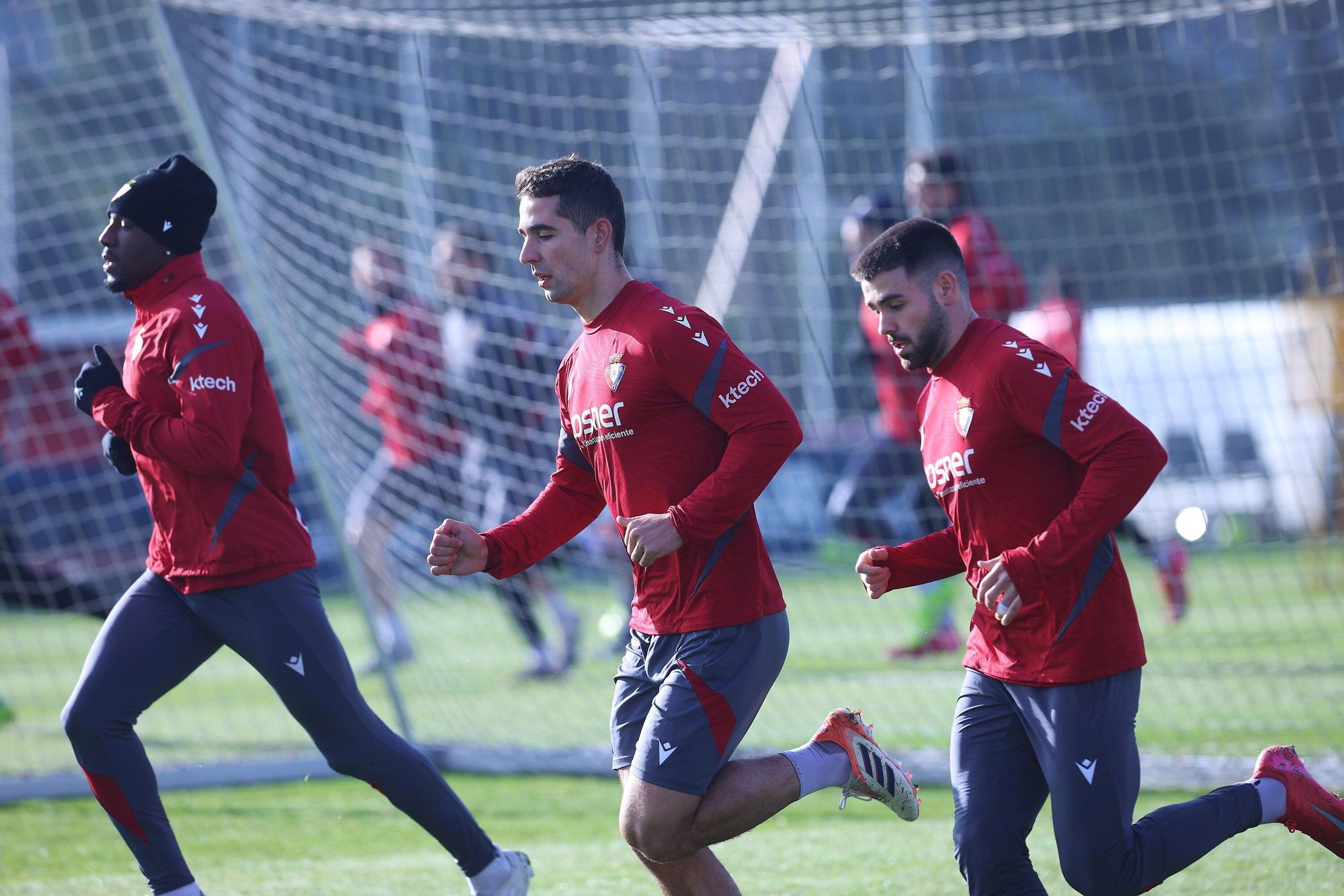 Fotos del entrenamiento de Osasuna de este 3 de diciembre