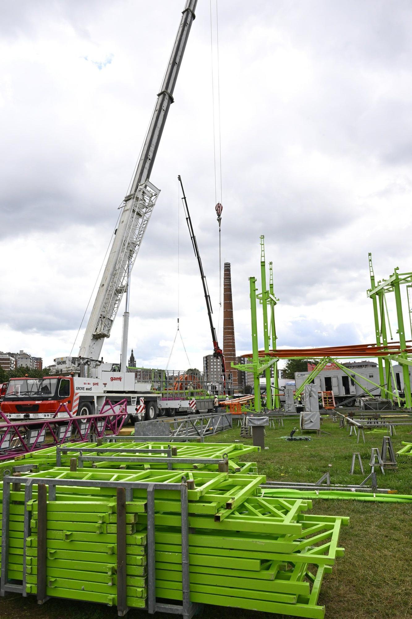 En fotos: las barracas se despiden del parque Etxebarria hasta el año que viene