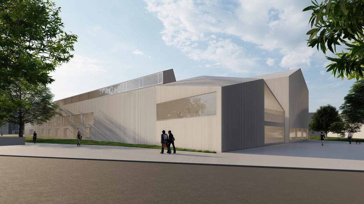 Exterior de la futura sede del Building &amp; Architecture Institute (BAI)