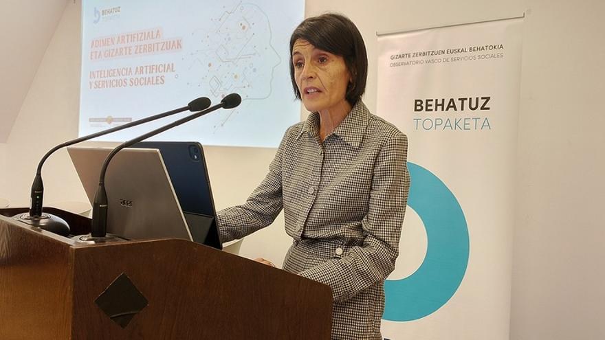 Nerea Melgosa sailburuak adimen artifiziala gizarte-zerbitzuetan txertatzeko 5 konpromiso proposatu ditu