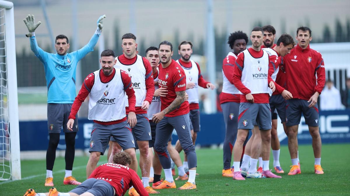 Entrenamiento de Osasuna de este sábado Entrenamiento de Osasuna de este sábado