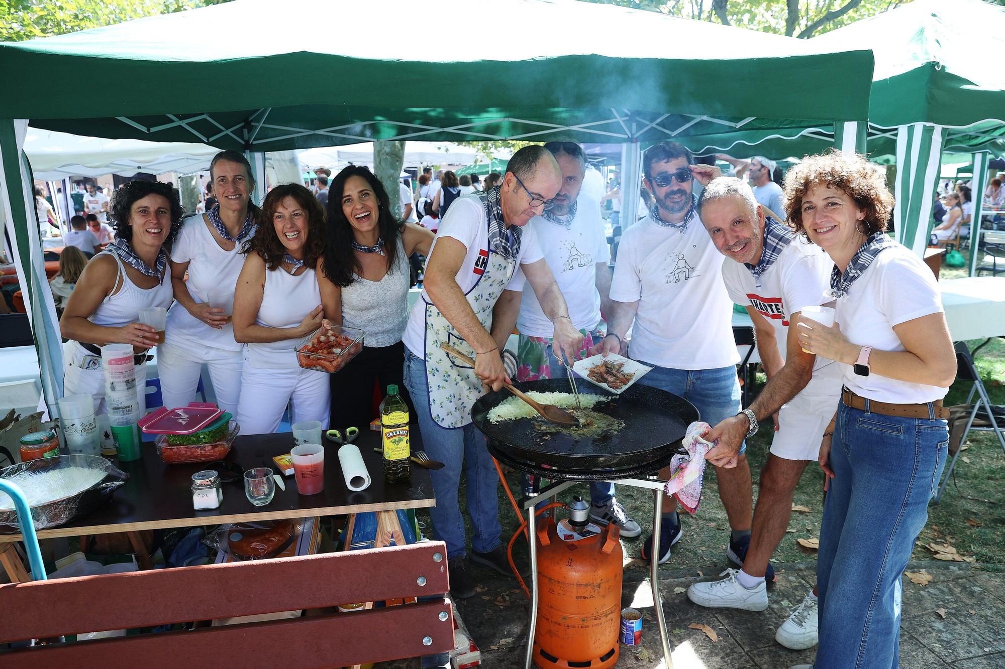 Fotos de la paellada de Huarte