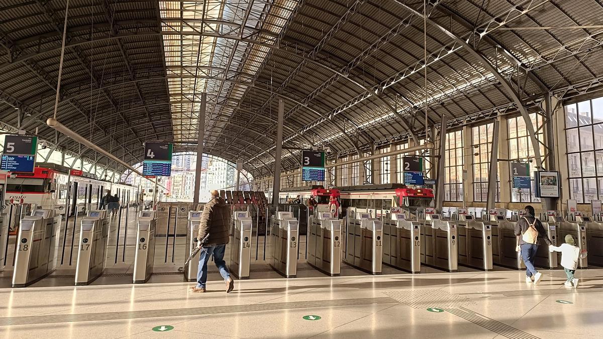 La estación de Renfe Cercanías de Abando.