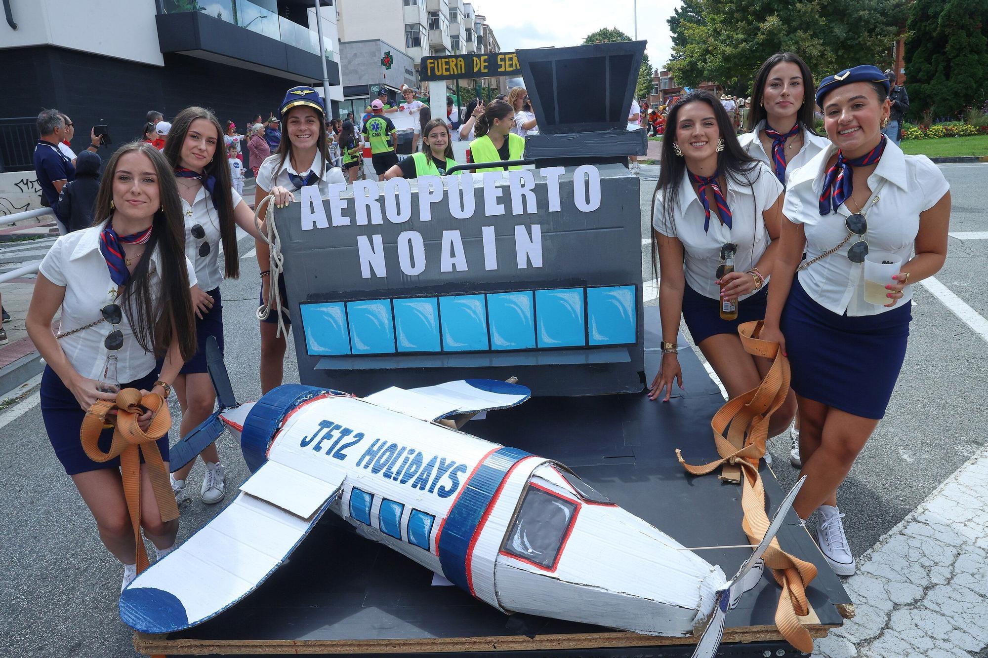 Concurso de disfraces y carrozas en fiestas de Noáin