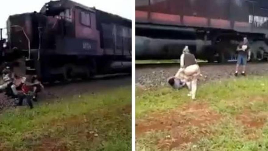 Una familia, arrollada por un tren mientras se sacaban una foto en las vías