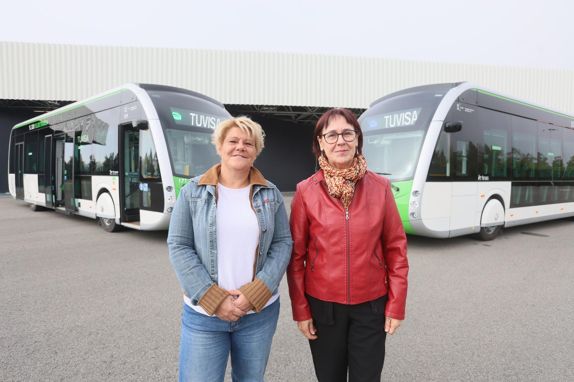 Dos nuevos autobuses eléctricos para Vitoria