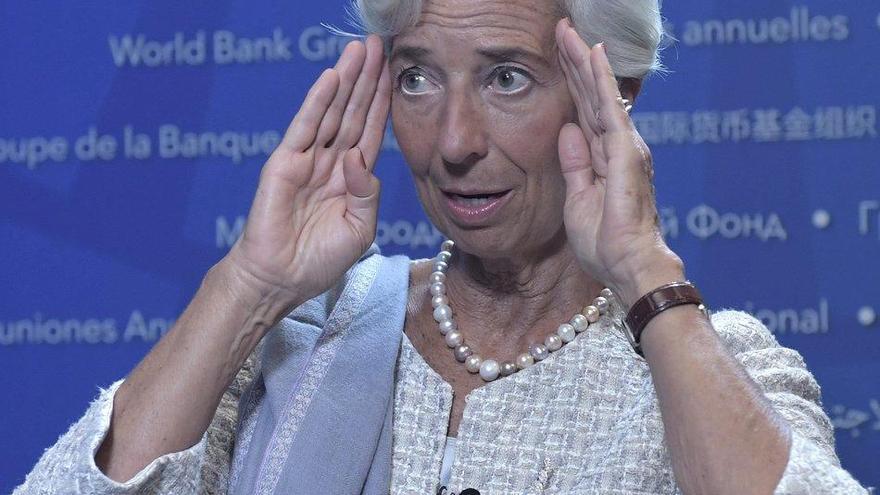 Christine Lagarde, directora gerente del Fondo Monetario Internacional.