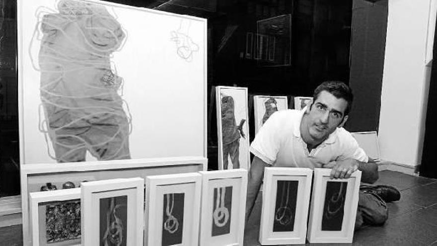 Iñigo Manterola, en su galería bautizada como En el estudio.