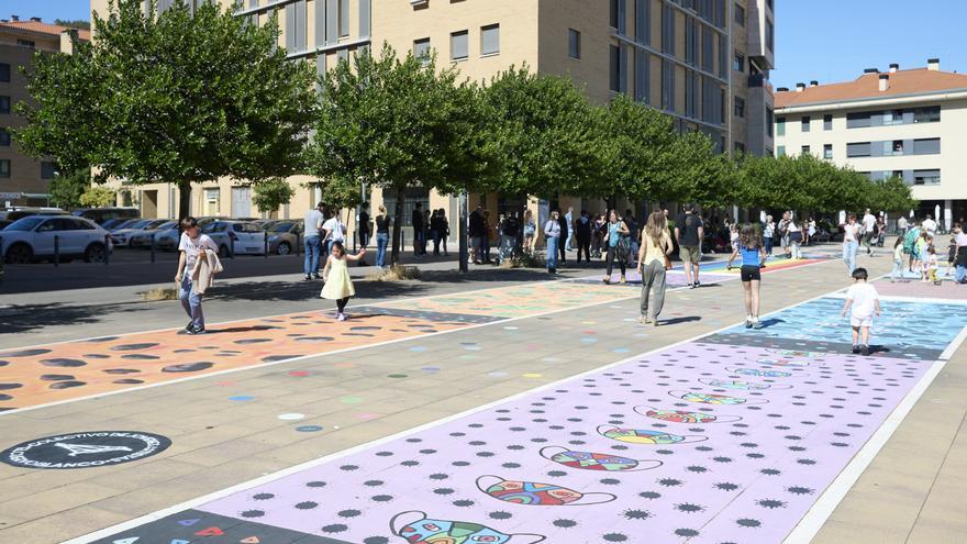 Fotos de la recuperación y ampliación de la Plaza Viva de An