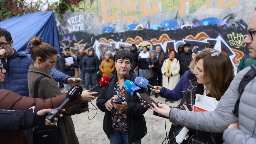 Colectivos sociales estallan contra el "acoso" a las personas en situación de sinhogarismo en Aranzadi