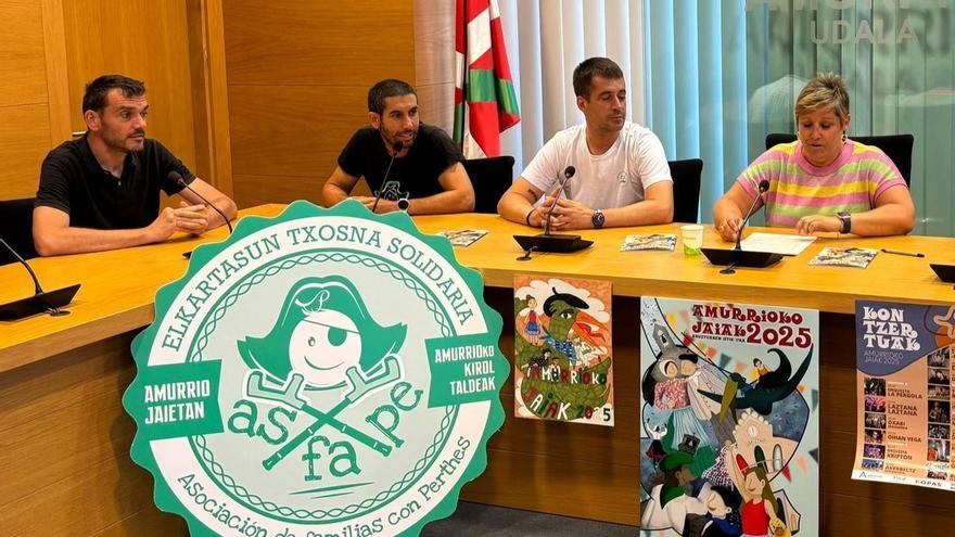 Amurrio recauda más de 4.500 euros para Asfape