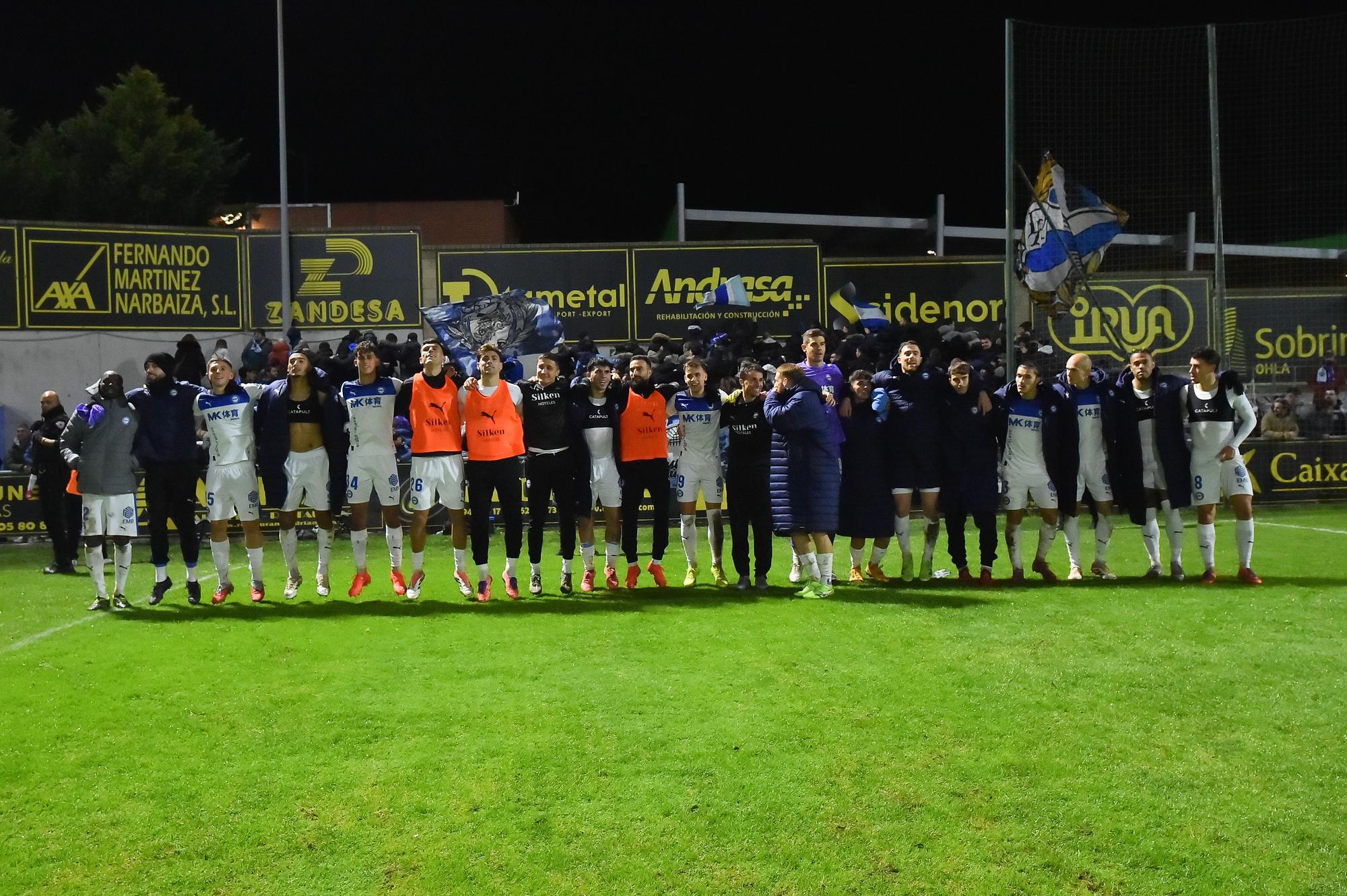 Todas las fotos del duelo copero entre el Portugalete y el Alavés