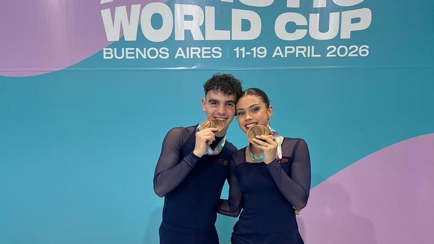 Dos patinadores vizcainos se consagran con dos medallas en la Copa del Mundo