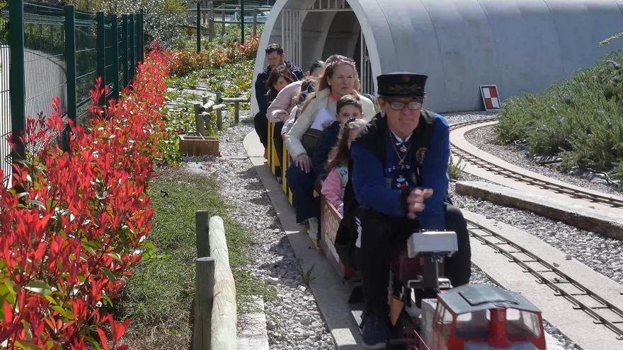 El Parque del Tren de Trinitarios abre sus puertas desde el viernes por la fiesta de Santiago