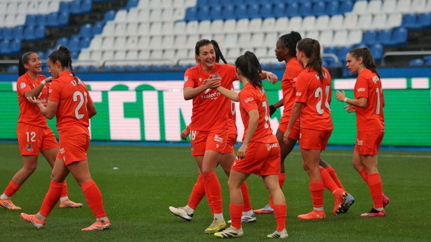 La Real se pasea hasta los cuartos de final de la Copa (1-4)