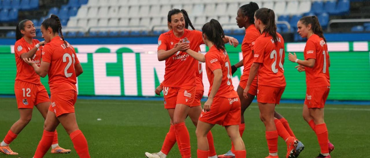 La Real se pasea hasta los cuartos de final de la Copa (1-4)