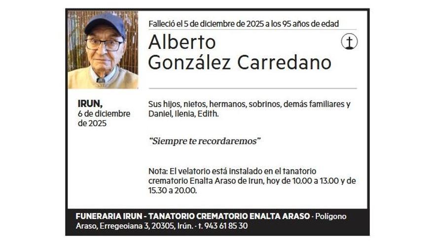 ALBERTO GONZALEZ CARREDANO