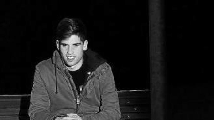 Julen Arellano, en la tarde de ayer.