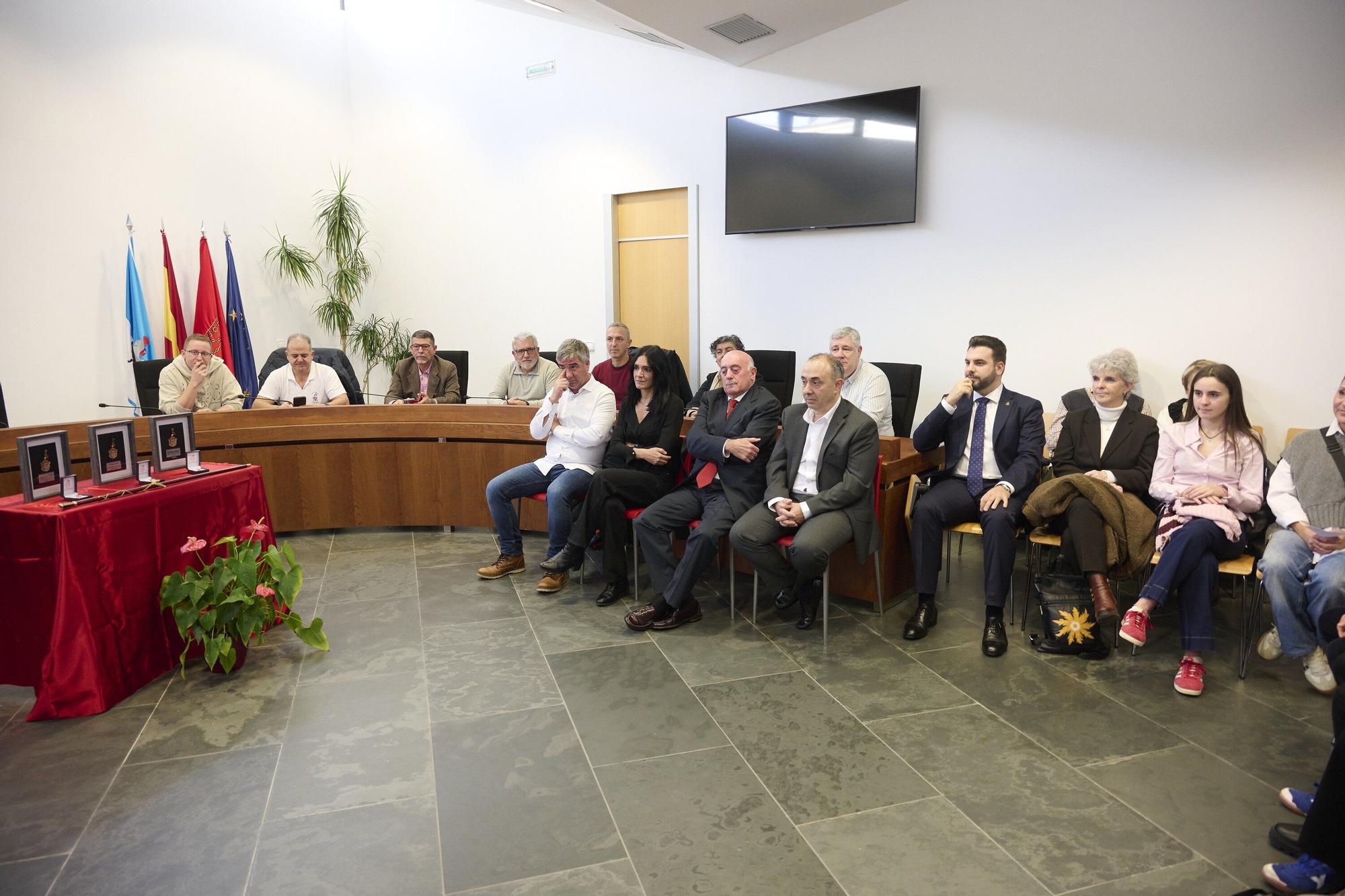 Homenaje a los tres exalcaldes de Zizur Mayor