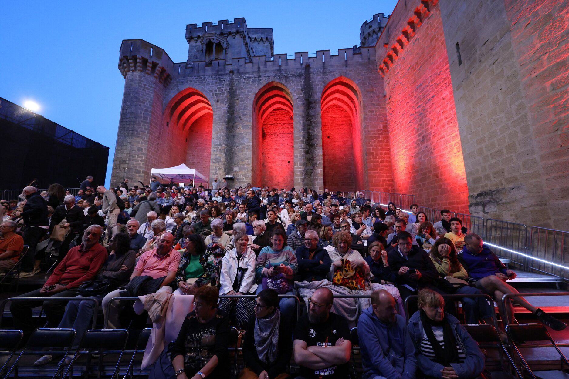 Imágenes de la representación de 'De Nao Albert y Marcel Borràs' en el Festival de Teatro de Olite