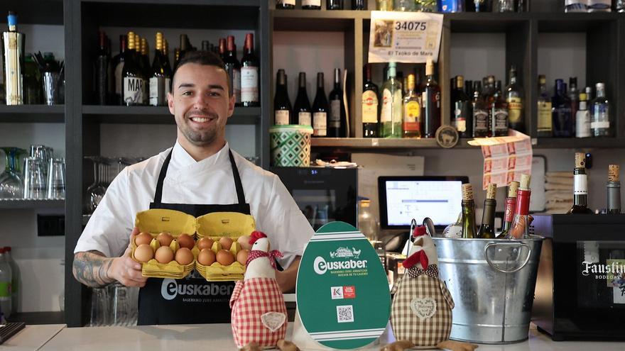 El secreto de las tortillas del Txoko de Mara: la calidad de los huevos Euskaber