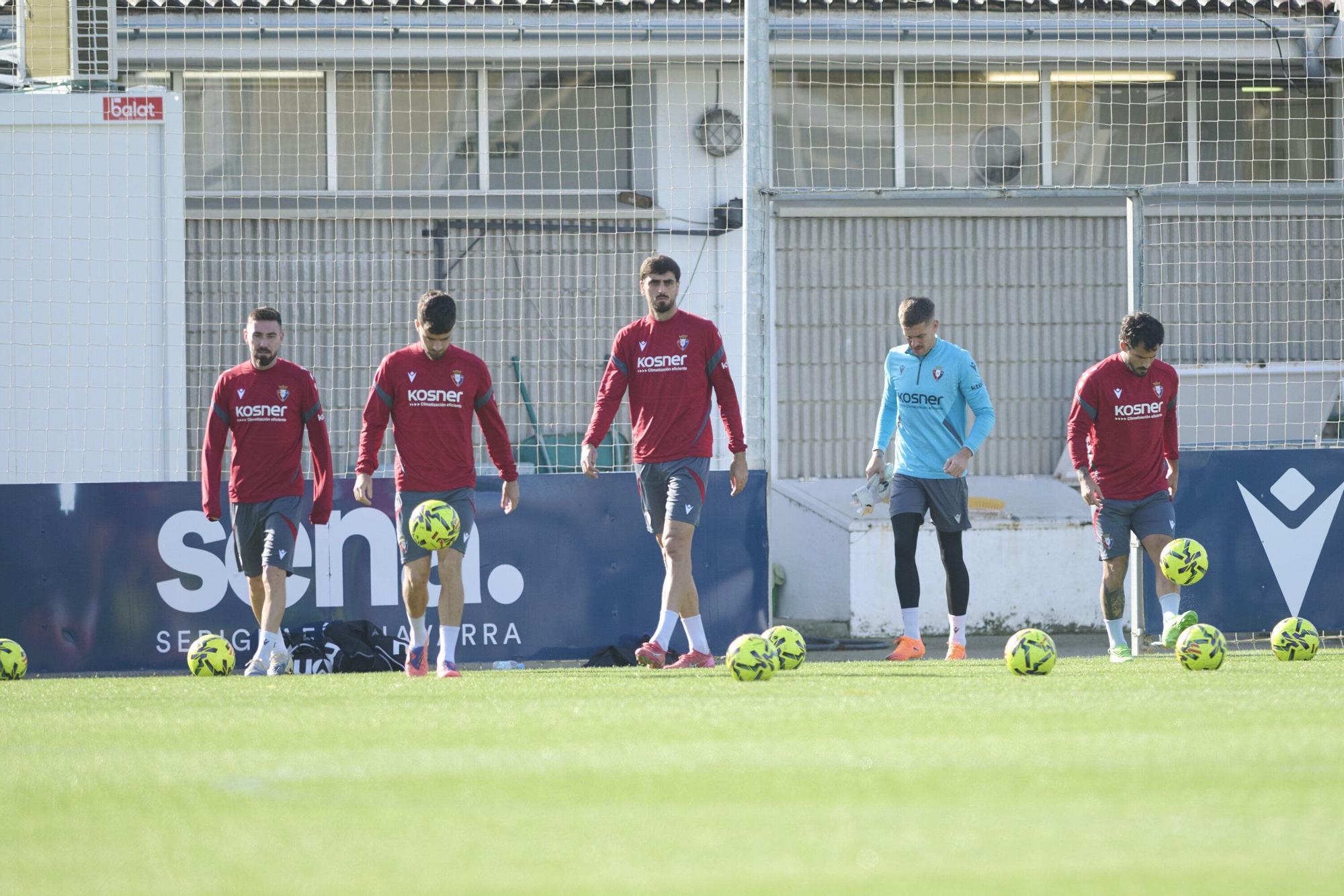 Fotos del entrenamiento de Osasuna (domingo 9 de noviembre)