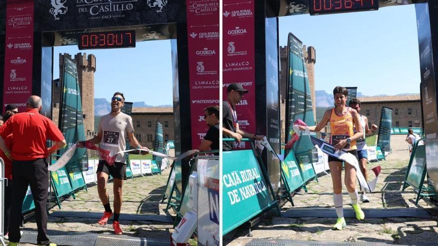 Kevin Alves y Ainhoa Amat, ganadores de running en la IX edición de la Conquista del Castillo