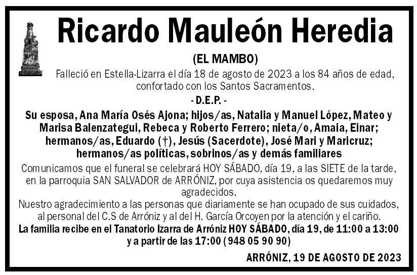 Ricardo Mauleón Heredia