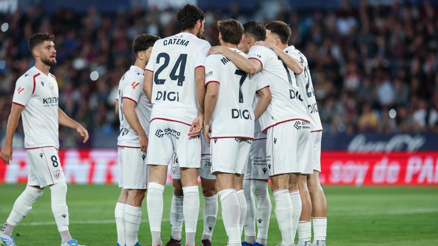 Osasuna celebra el primer tanto / Osasuna