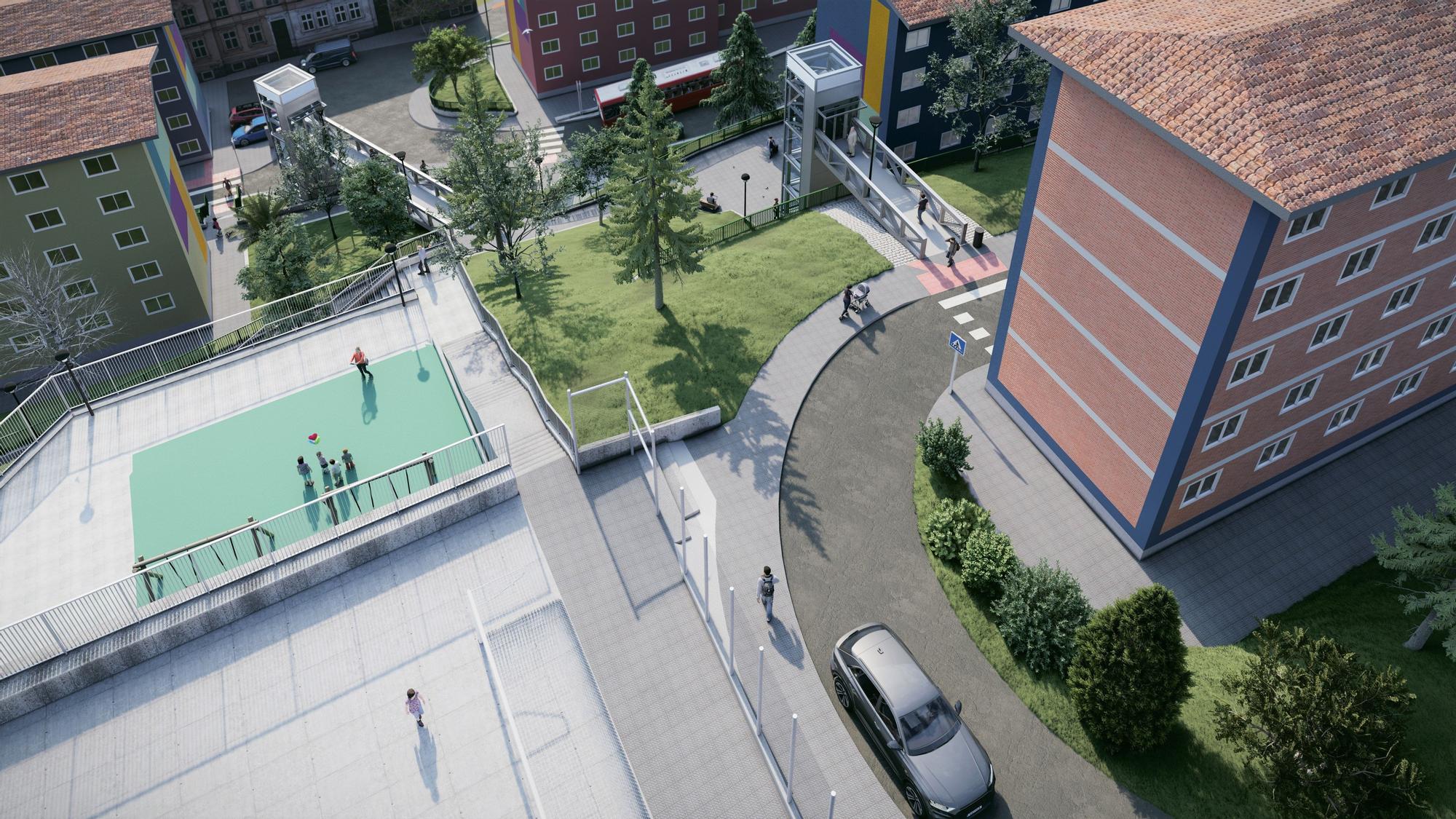 Dos ascensores verticales mejorarán la movilidad en Artazu Bekoa
