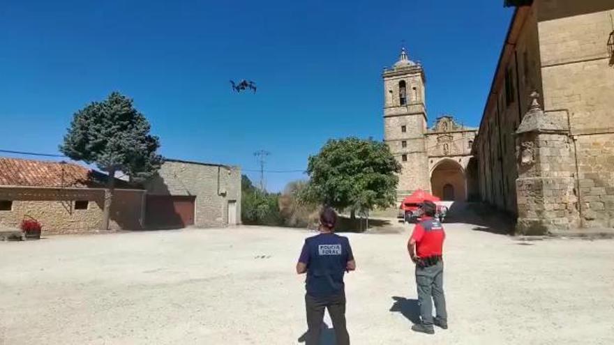 La Policía Foral vigila con drones el Camino de Santiago