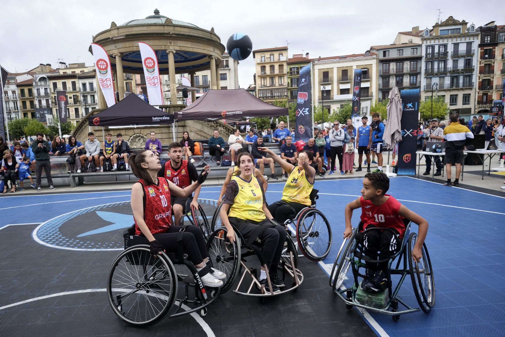 Fotos del circuito 3x3 de baloncesto Caixabank
