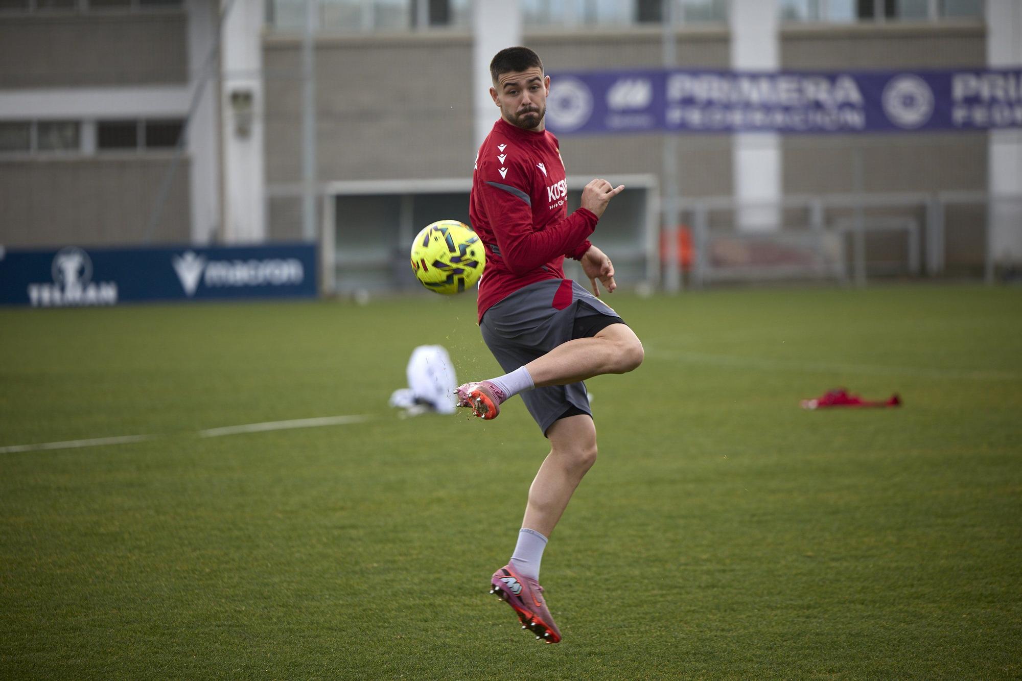 Entrenamiento de Osasuna en Tajonar el sábado 6 de diciembre