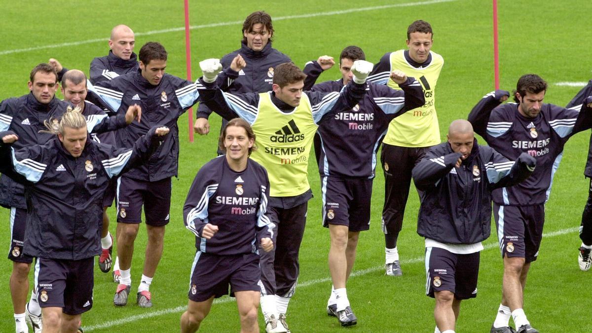 Integrantes del Real Madrid de &#039;Los Galácticos&#039;.