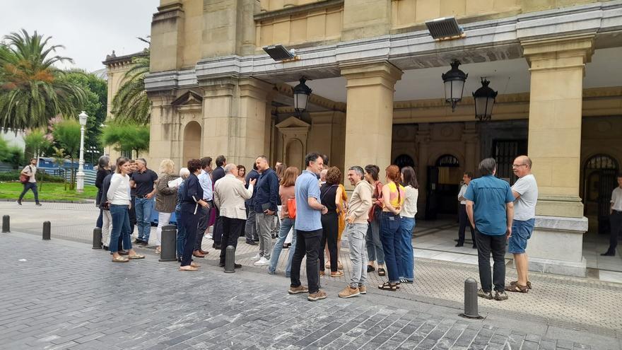 Una alarma obliga a desalojar el ayuntamiento de Donostia