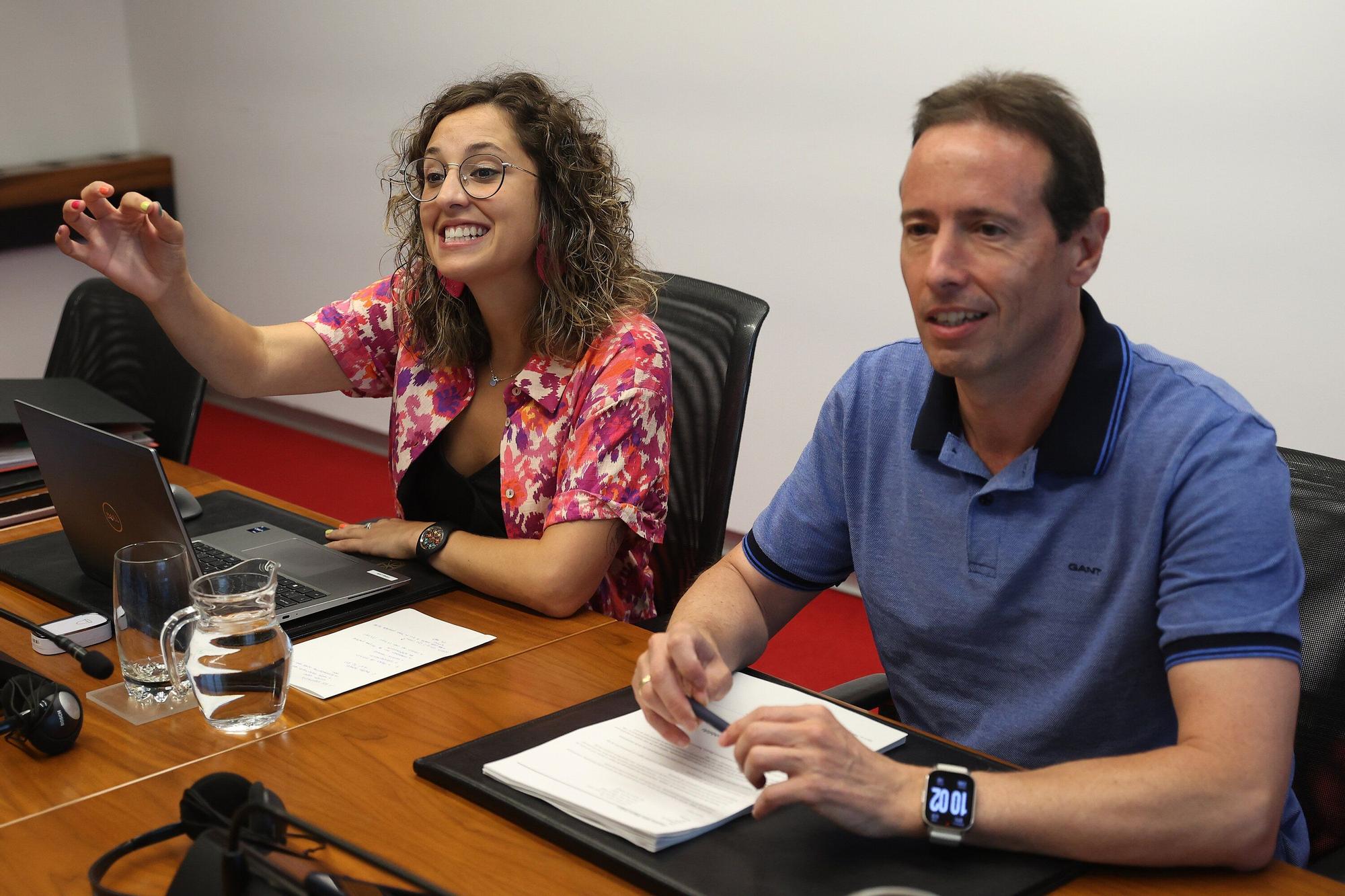Imágenes de la primera sesión de la comisión de investigación