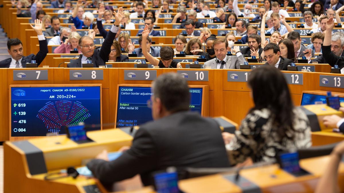 Sesión plenaria del Parlamento Europeo.