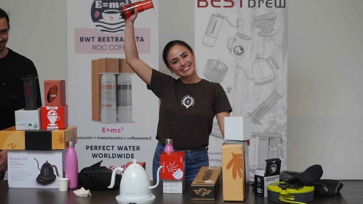 La barista Sofía Saud, de la tienda vitoriana Trike Koffee Roasters, se ha clasificado para el Campeonato Mundial de AeroPress