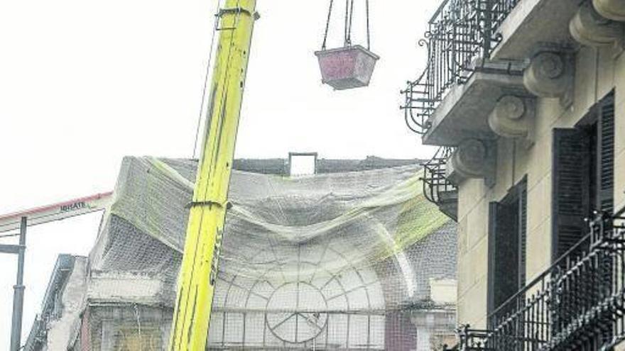 Áncora exige una fecha para recolocar la cúpula del Bellas Artes