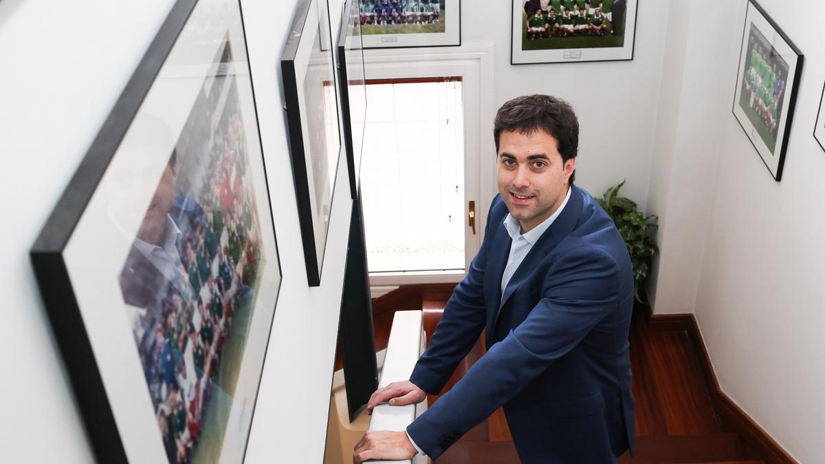 Iker Goñi, presidente de la Federación Vasca de Fútbol