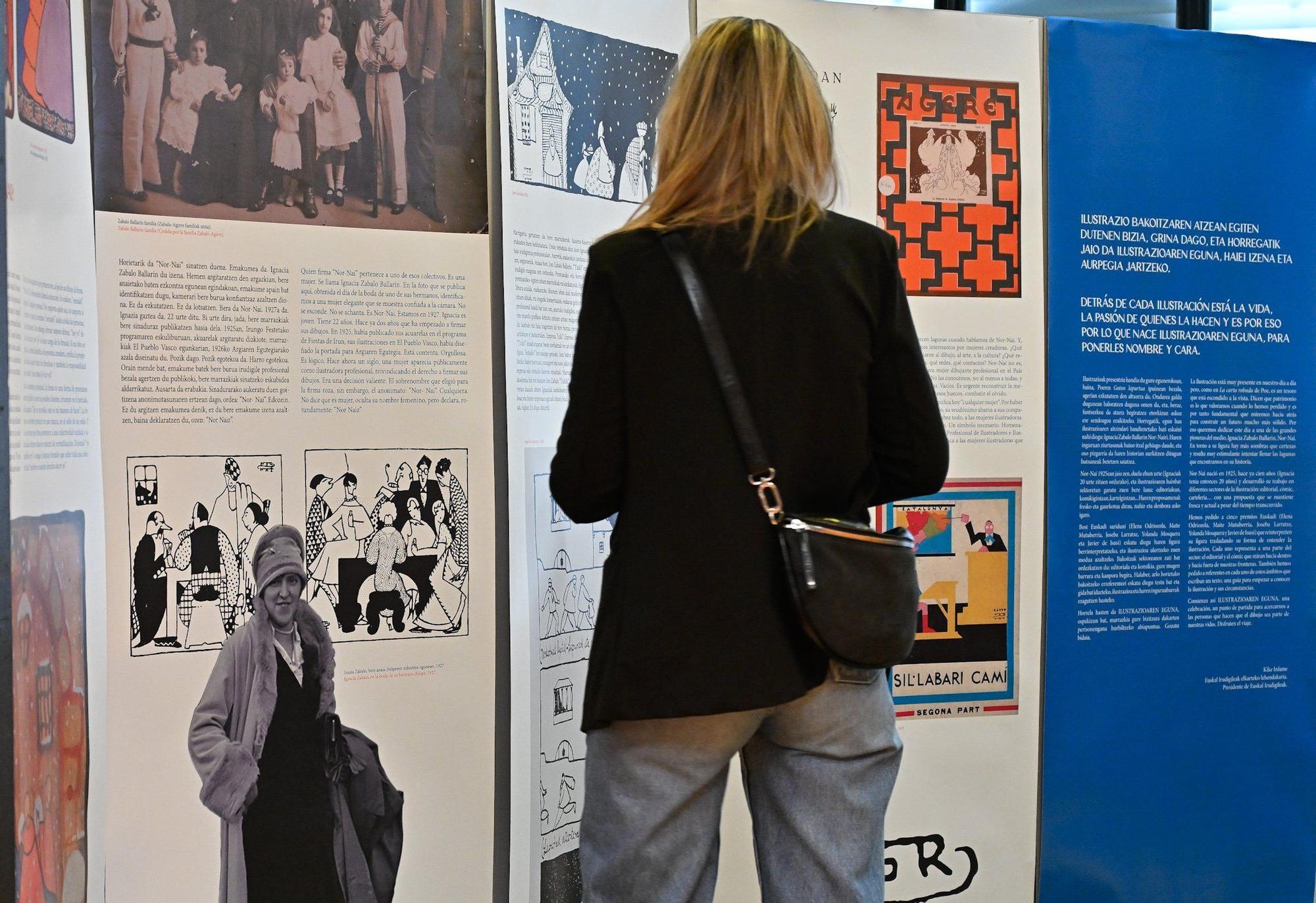 En imágenes: Exposición y actividades con motivo de "Ilustrazioaren eguna"