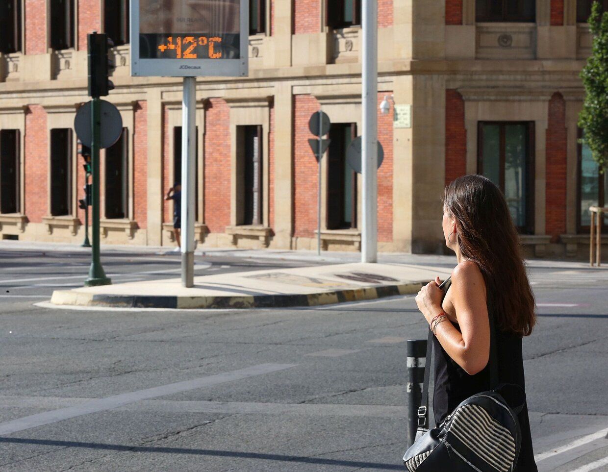 Ola de calor en Navarra: Pamplona se achicharra